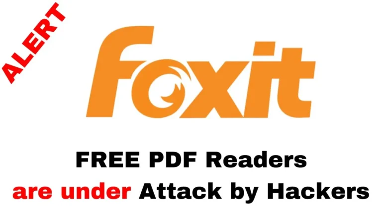 foxit pdf reader attacked by hackers